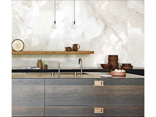 Vloertegel 112,32m2 onyx perle glanzend 60x120cm gerectificeerd - afbeelding 6 van  6