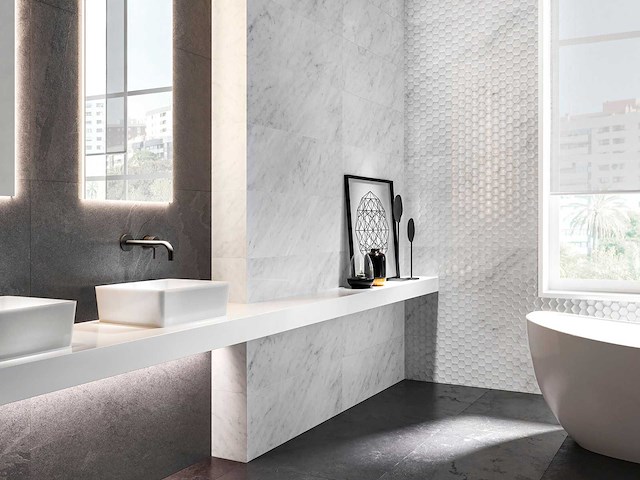 Vloertegel 129,6m² marmer wit glanzend 60x120cm gereguleerd - afbeelding 9 van  15