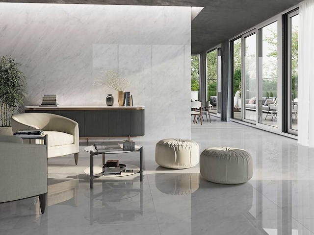 Vloertegel 129,6m² marmer wit glanzend 60x120cm gereguleerd - afbeelding 11 van  15