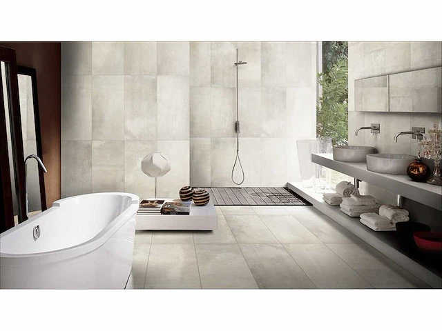 Vloertegel 129,6m2 materiaal zand 60x60cm gerectificeerd - afbeelding 1 van  6