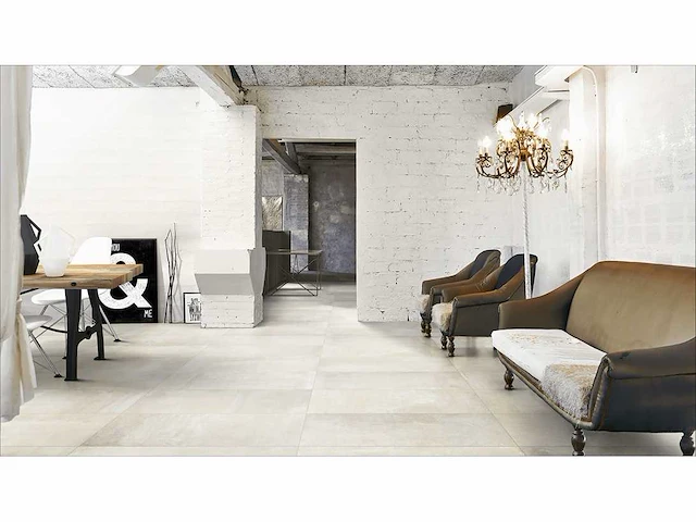 Vloertegel 129,6m2 materiaal zand 60x60cm gerectificeerd - afbeelding 6 van  6