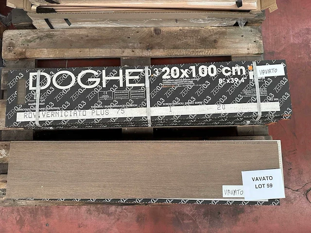 Vloertegel 13,8m2 zero doghe verniciato rect 100x20 - afbeelding 1 van  1