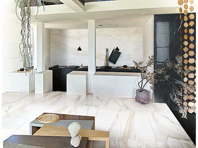 Vloertegel 146,88m2 calacatta gold mat 60x120cm gerectificeerd - afbeelding 1 van  7