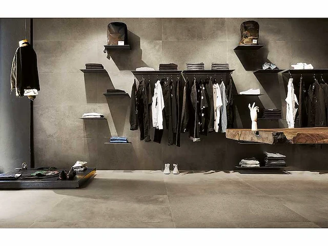 Vloertegel 153,6m2 beton greige 80x80cm gerectificeerd - afbeelding 1 van  8