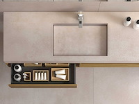 Vloertegel 216m2 cement cream 100x100cm - afbeelding 1 van  10