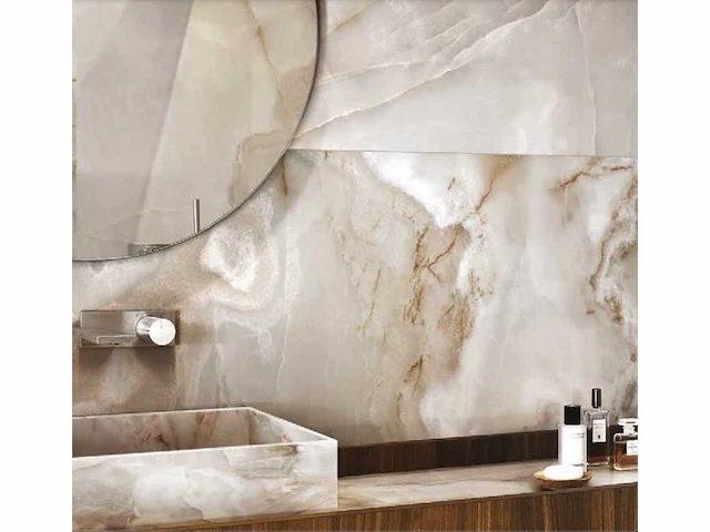 Vloertegel 23,76m2 onyx noisette glanzend 60x120cm gerectificeerd - afbeelding 2 van  12