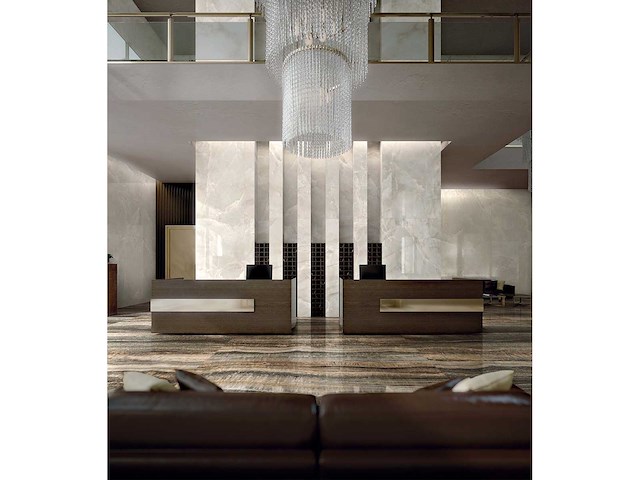 Vloertegel 43,2m² luxe onyx wit glanzend 60x120cm gelijkgereguleerd - afbeelding 8 van  19