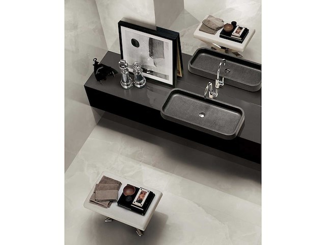 Vloertegel 43,2m² luxe onyx wit glanzend 60x120cm gelijkgereguleerd - afbeelding 15 van  19