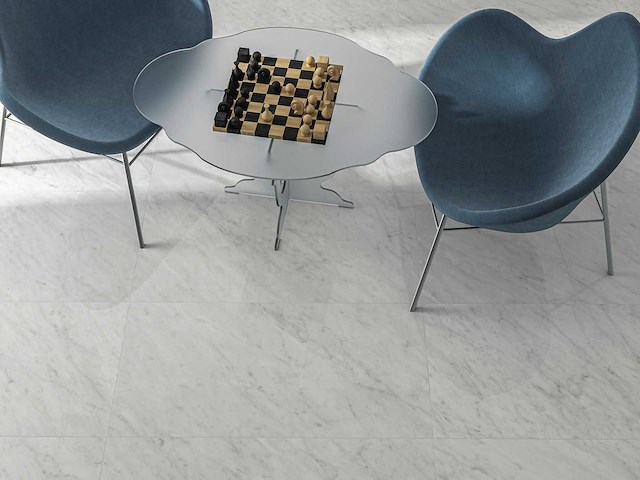 Vloertegel 43,2m² marmer wit glanzend 60x120cm gelijkgetrokken - afbeelding 4 van  15