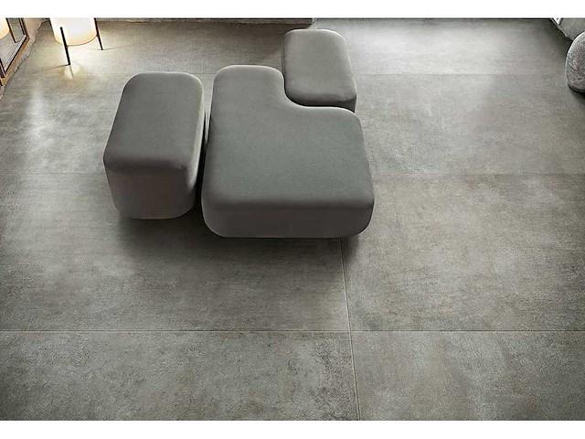 Vloertegel 43,2m2 materiaal grijs 60x60cm gerectificeerd - afbeelding 2 van  4