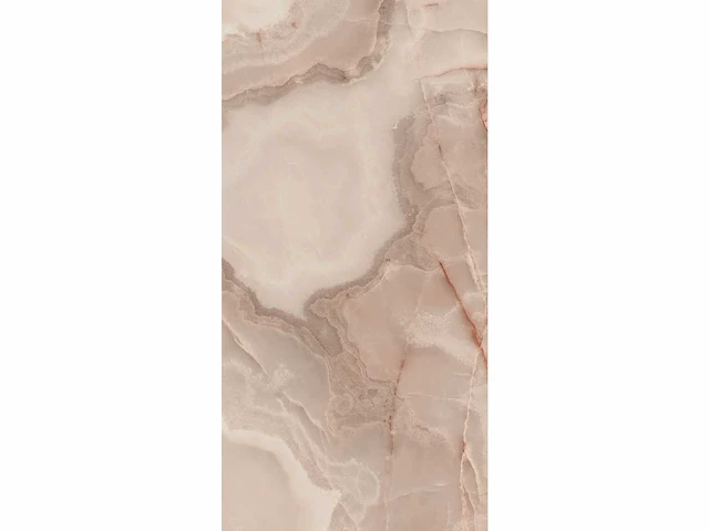 Vloertegel 43,2m2 onyx rose glanzend 60x120cm gerectificeerd - afbeelding 9 van  10