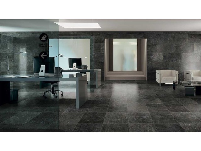 Vloertegel 44,28m² london black 60x60cm gerectificeerd - afbeelding 6 van  8