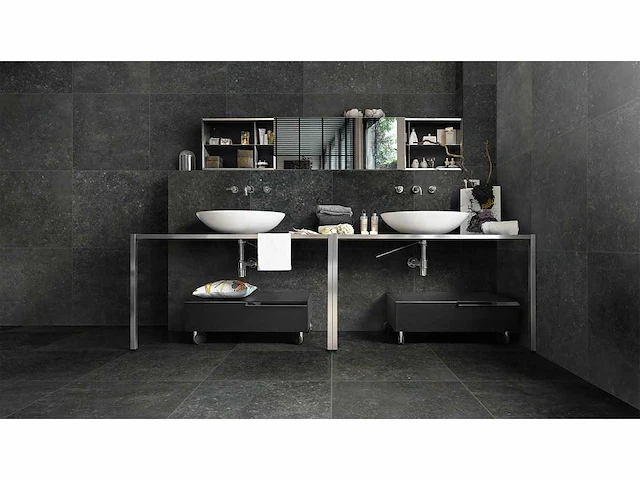 Vloertegel 44,28m2 london black 60x60cm gerectificeerd - afbeelding 3 van  8