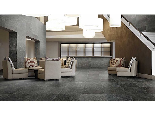 Vloertegel 44,28m2 london black 60x60cm gerectificeerd - afbeelding 4 van  8