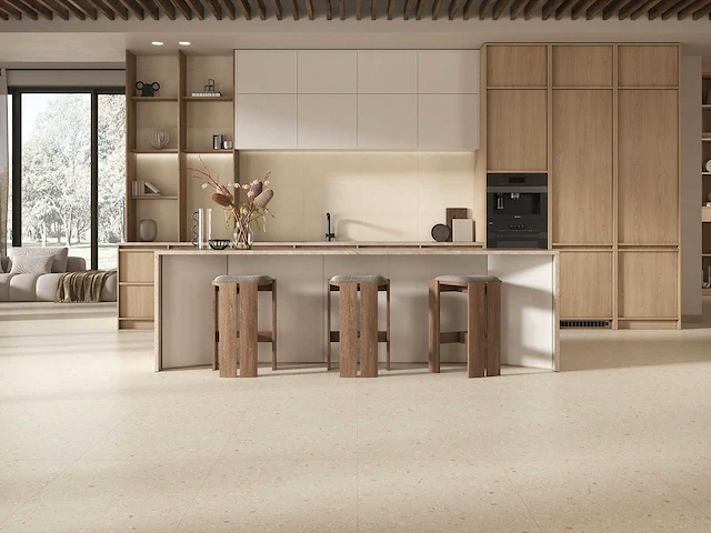 Vloertegel 46,08m2 ciottoli beige 60x60cm gerectificeerd - afbeelding 1 van  2
