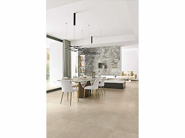 Vloertegel 51,2m2 chabis marmer 80x80cm gerectificeerd - afbeelding 9 van  10
