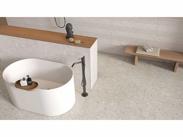 Vloertegel 53,28m2 ciottoli grigio 60x60cm gerectificeerd - afbeelding 2 van  3
