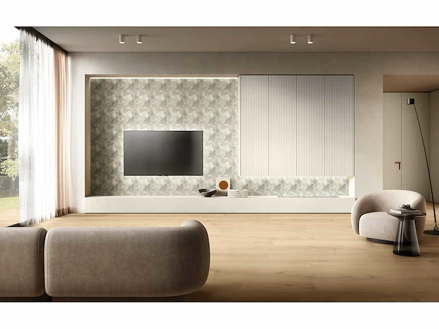 Vloertegel 53,28m2 hout eiken puur 20x120cm gerectificeerd - afbeelding 4 van  5