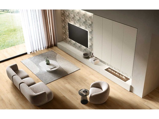 Vloertegel 53,28m2 hout eiken puur 20x120cm gerectificeerd - afbeelding 2 van  5