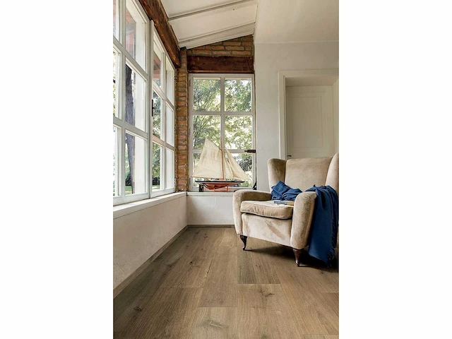 Vloertegel 54,72m2 wood noisette 20x180cm gerectificeerd - afbeelding 2 van  6