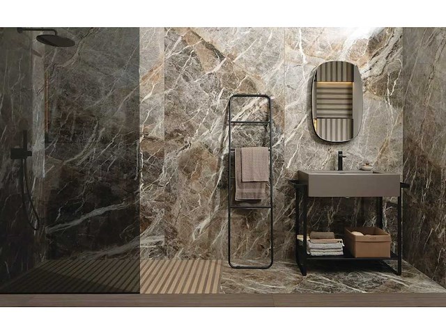 Vloertegel 57,6m2 xxl mountain peak glanzend 80x180cm gerectificeerd - afbeelding 26 van  43