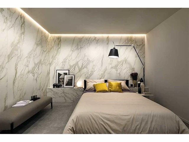 Vloertegel 60,48m2 marmer crème glanzend 60x120cm gerectificeerd - afbeelding 4 van  6
