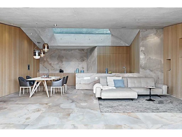 Vloertegel 64,8m2 onyx blauw glanzend 60x120cm gelijkgereguleerd - afbeelding 1 van  8