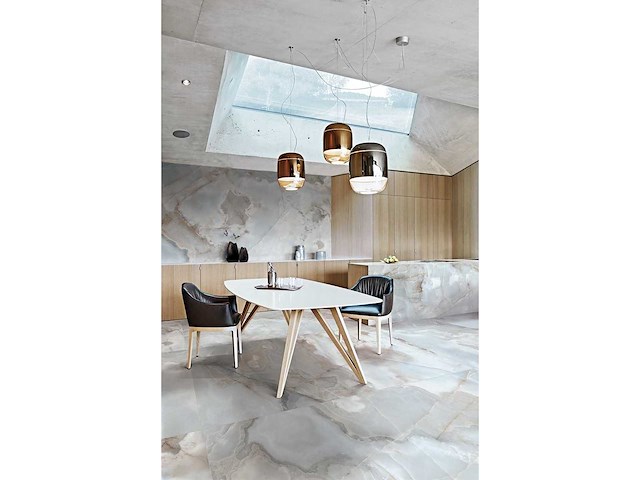 Vloertegel 64,8m2 onyx blauw glanzend 60x120cm gelijkgereguleerd - afbeelding 2 van  8