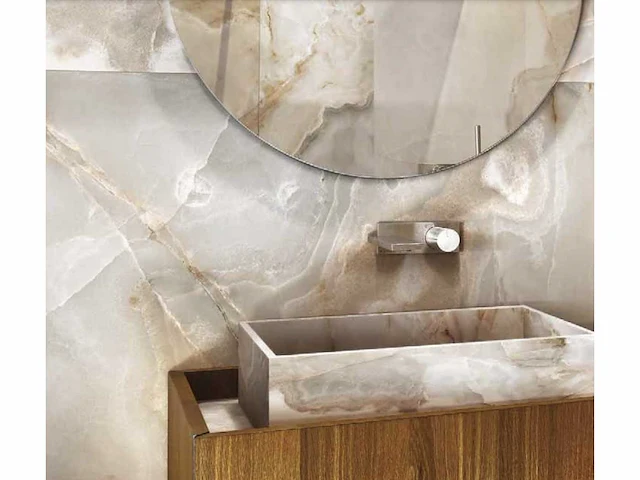 Vloertegel 64,8m2 onyx noisette glanzend 60x120cm gerectificeerd - afbeelding 3 van  12