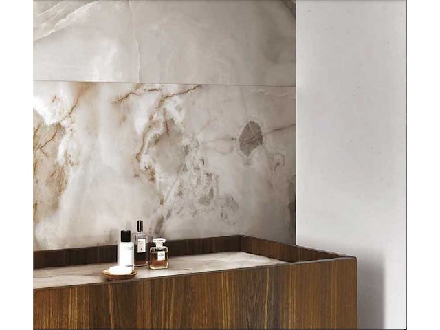 Vloertegel 64,8m2 onyx noisette glanzend 60x120cm gerectificeerd - afbeelding 4 van  12