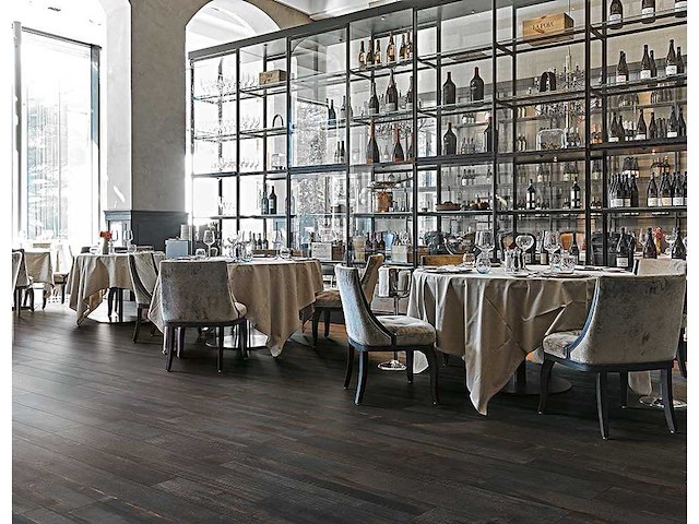 Vloertegel 69,12m2 wood deco zwart 20x120cm gerectificeerd - afbeelding 6 van  7