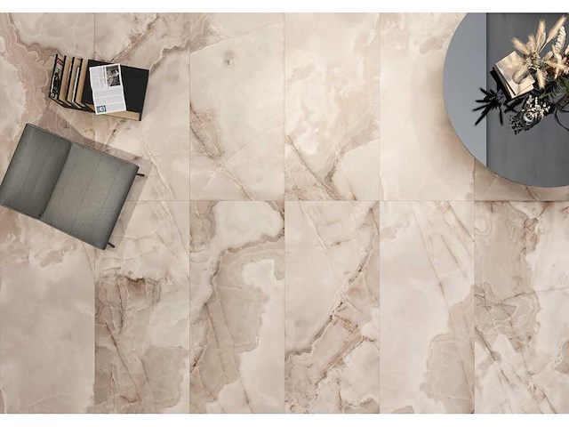 Vloertegel 74,88m2 onyx rose glanzend 60x120cm gerectificeerd - afbeelding 3 van  10
