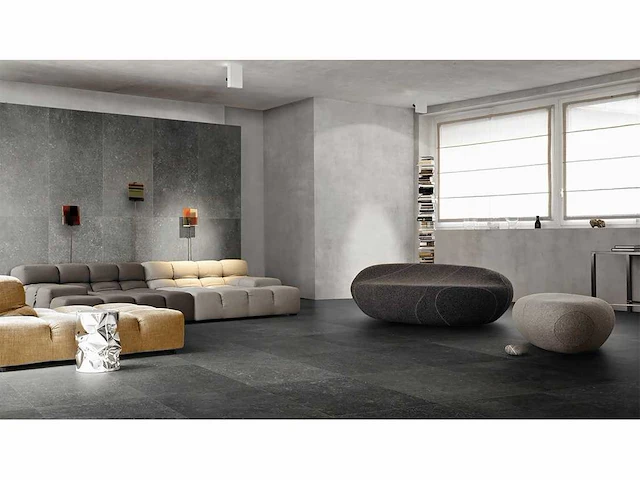 Vloertegel 83,16m2 london black 60x60cm gerectificeerd - afbeelding 3 van  8