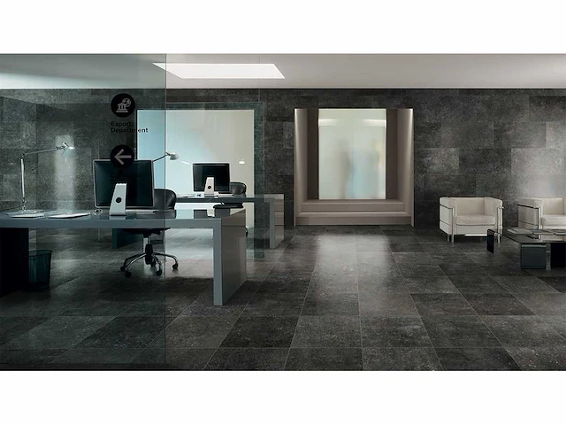 Vloertegel 83,16m2 london black 60x60cm gerectificeerd - afbeelding 6 van  8