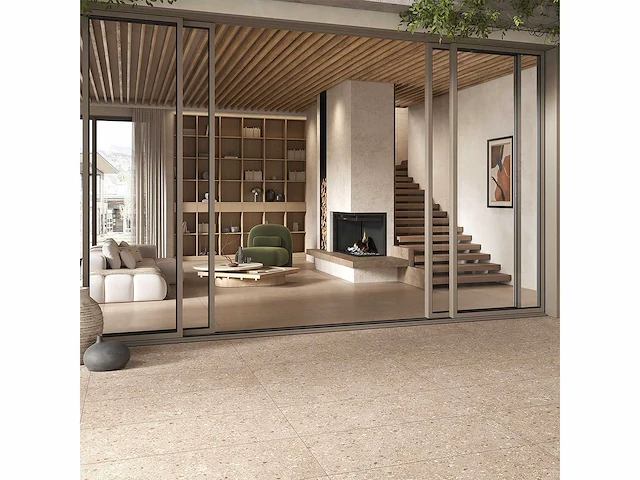 Vloertegel 92,16m2 ciottoli tabacco 60x60cm gerectificeerd - afbeelding 1 van  2