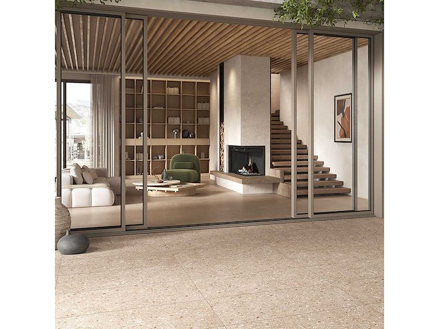 Vloertegel 92,16m2 ciottoli tabacco 60x60cm gerectificeerd - afbeelding 1 van  2