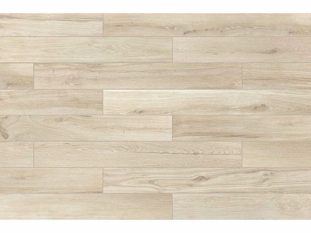 Vloertegel 92,16m2 hout amande 26,5x180cm gerectificeerd - afbeelding 4 van  4