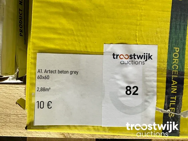 Vloertegel circa 3 m2. - afbeelding 3 van  3