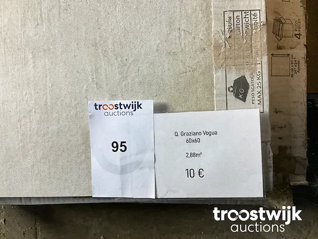 Vloertegel circa 3 m2. - afbeelding 3 van  3