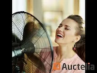 Vloerventilator 45 w 16 zwart met afstandsbediening - afbeelding 7 van  9