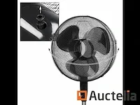 Vloerventilator 45w 16" zwart 3 treden - afbeelding 1 van  9