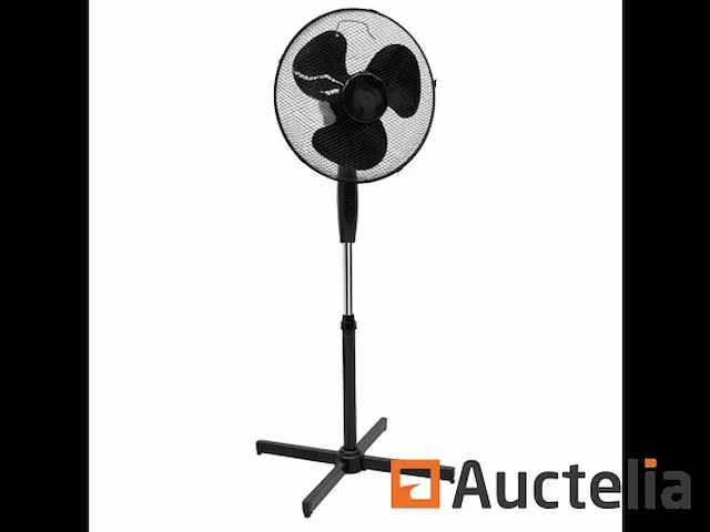 Vloerventilator 45w 16" zwart 3 treden - afbeelding 3 van  9