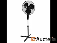 Vloerventilator 45w 16" zwart 3 treden - afbeelding 3 van  9