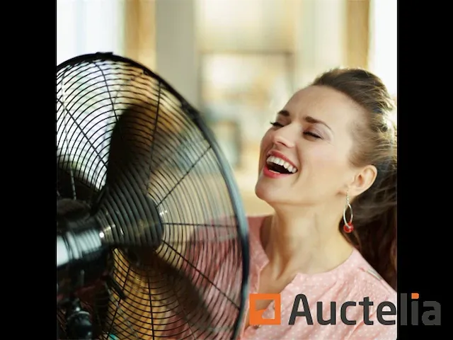 Vloerventilator 45w 16" zwart 3 treden - afbeelding 8 van  9