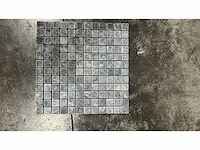 Vloer/wand tegel toros black mosaico marmer 30x30 16m2