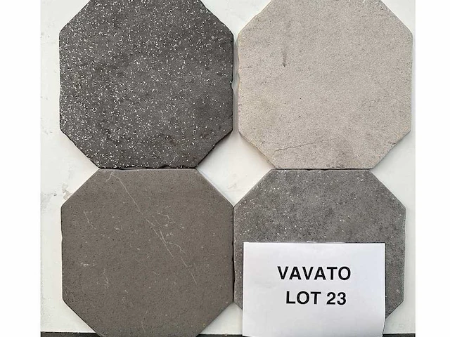 Vloer/wandtegel 146,52m2 hexagon phorma gris ottagone 18x18cm - afbeelding 1 van  3