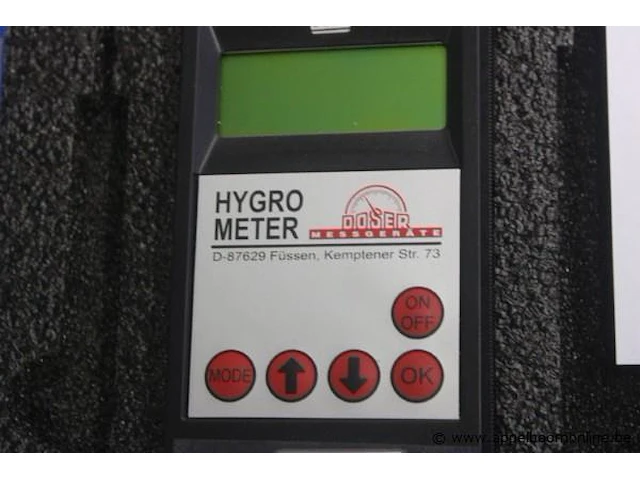 Vochtmeter hygrometer doser - afbeelding 2 van  2