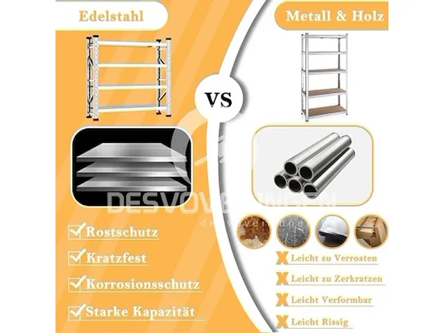 Vockol 4-tier garage rek - afbeelding 3 van  5