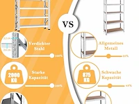 Vockol 4-tier garage rek - afbeelding 3 van  4