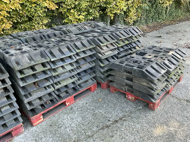 Voet voor bouwhek (50x) - afbeelding 1 van  3
